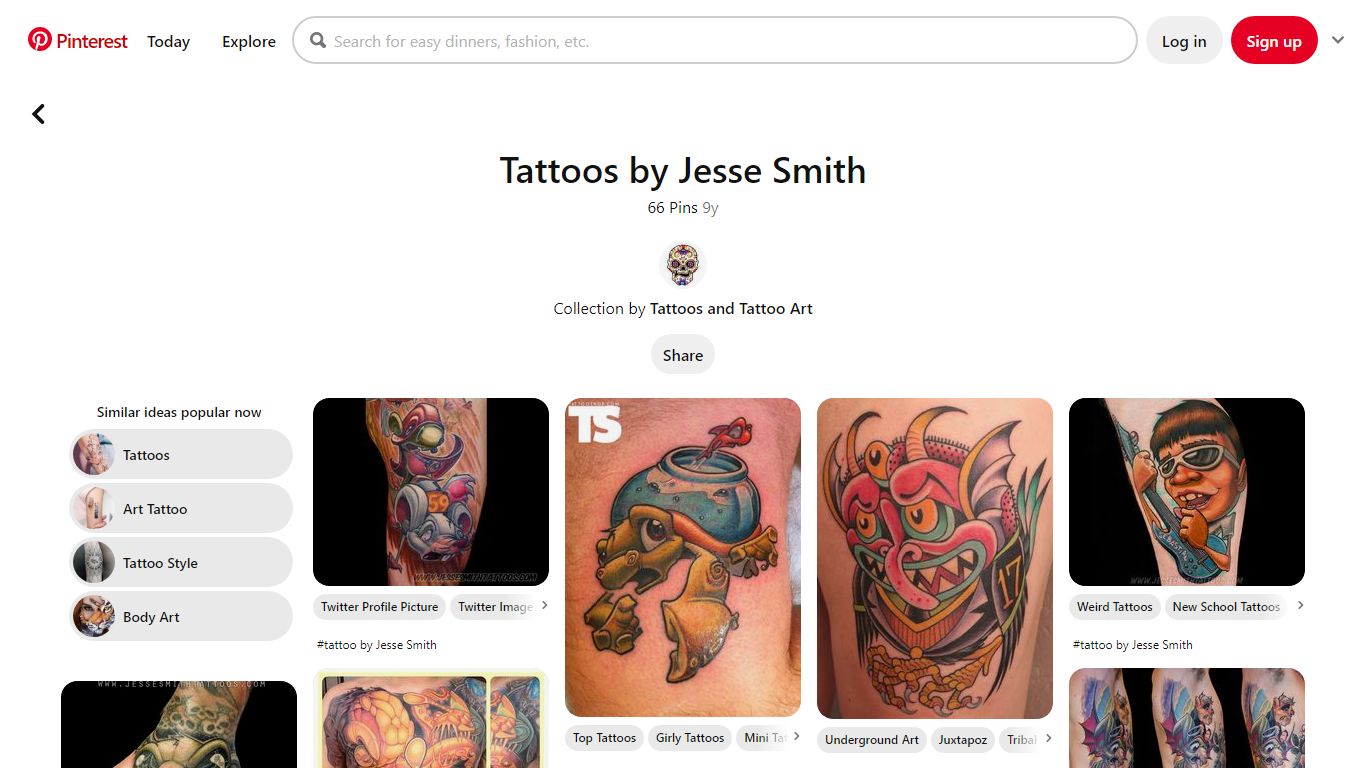 Tattoos by Jesse Smith - Pinterest